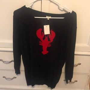 JCrew lobster sweater size large